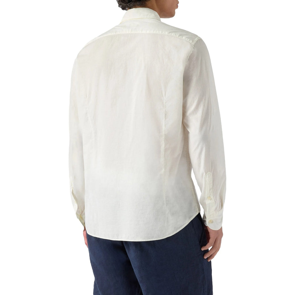 T-shirt Uomo Mc2 Saint Barth - Cotton Voile Shirt - Bianco