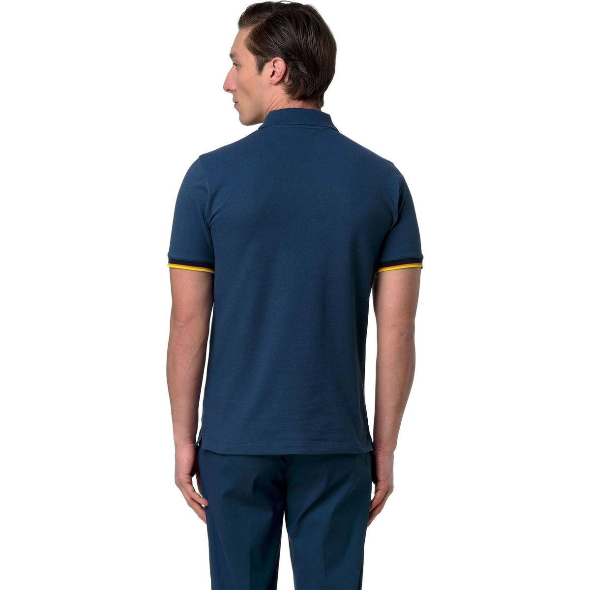 Polo Uomo K-Way - Vincent Pique - Blu-Gianni Foti