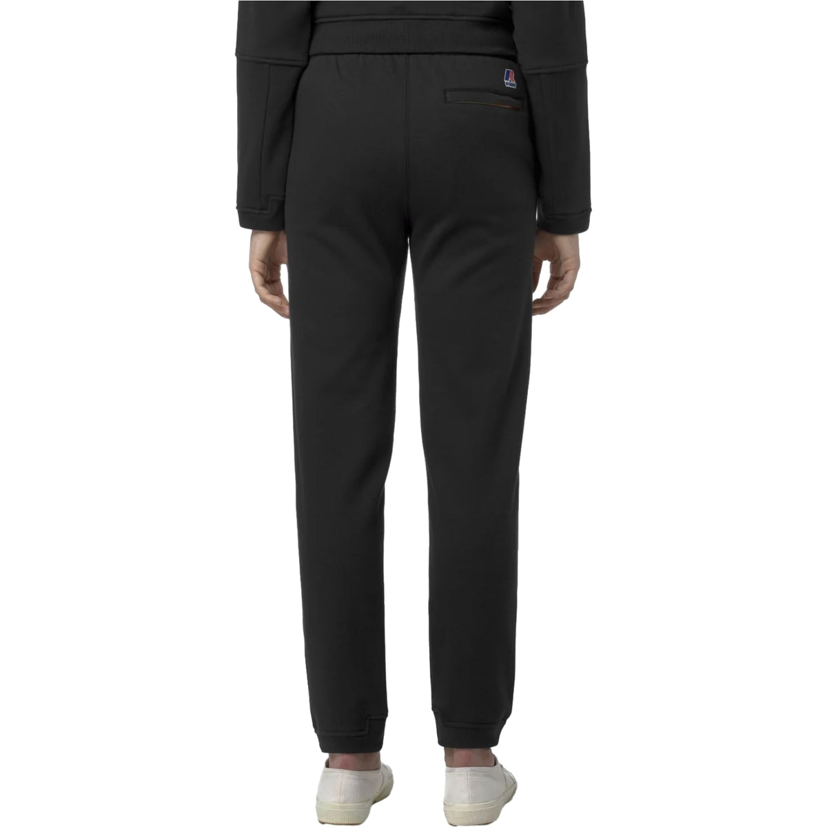 Pantaloni Uomo K-Way - Philbert Brushed Pc - Nero-Gianni Foti
