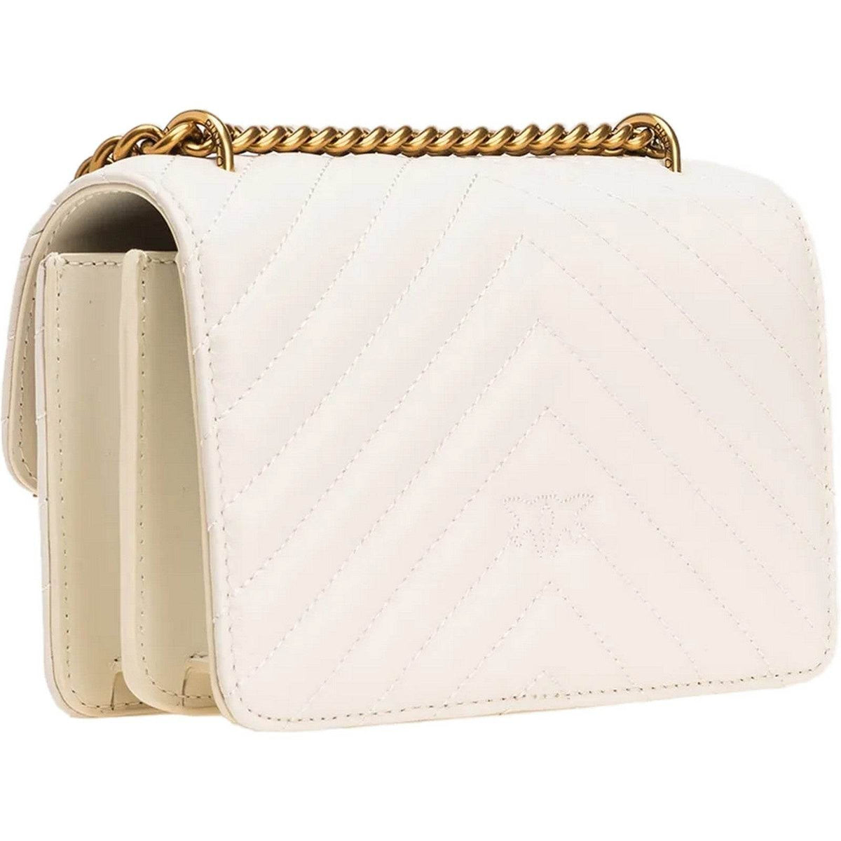 Borse a mano Donna Pinko - Love One Mini Dc Sheep Nappa C - Bianco