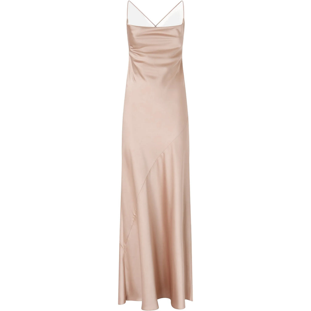 Vestiti da sera e cerimonia Donna Pinko - Farro Abito Satin - Rosa