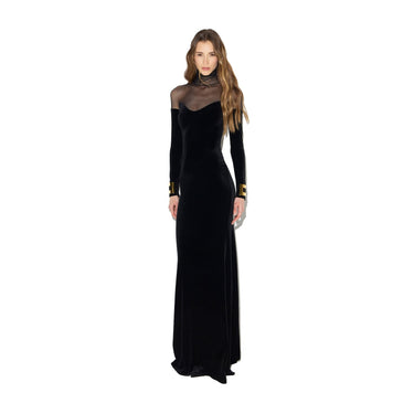 Vestiti da sera e cerimonia Donna Elisabetta Franchi - Abito ABR2967E2 - Nero