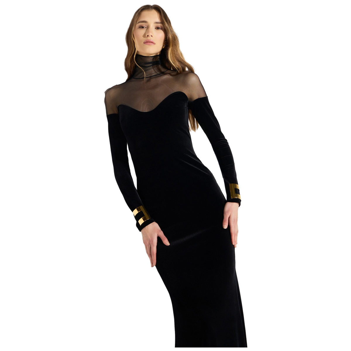 Vestiti da sera e cerimonia Donna Elisabetta Franchi - Abito ABR2967E2 - Nero