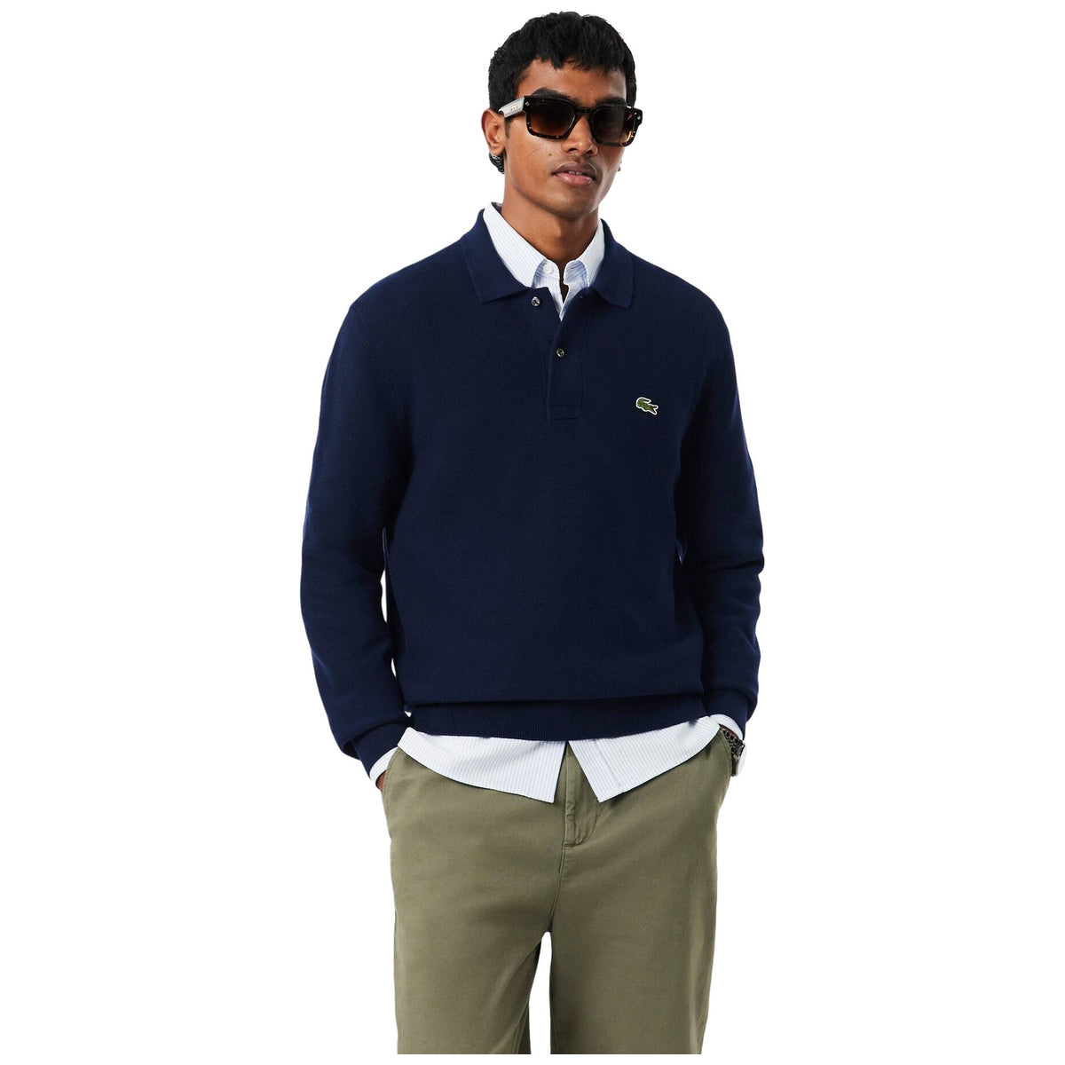 Maglioni Uomo Lacoste - Pullover AH9904 - Blu