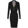 Vestiti casual Donna Elisabetta Franchi - Abito di maglia AM19S66E2 - Nero