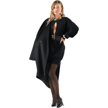 Vestiti casual Donna Elisabetta Franchi - Abito di maglia AM23T66E2 - Nero