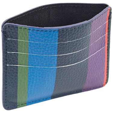 Porta carte di credito Uomo Gallo - Porta Carte Apertura Centrale Pelle - Blu