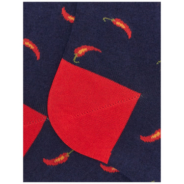Calze Uomo Gallo - Uomo Lungo Co/Ea Leggero Fantasia Pe AP517139 - Blu