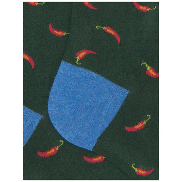 Calze Uomo Gallo - Uomo Lungo Co/Ea Leggero Fantasia Pe AP517139 - Verde