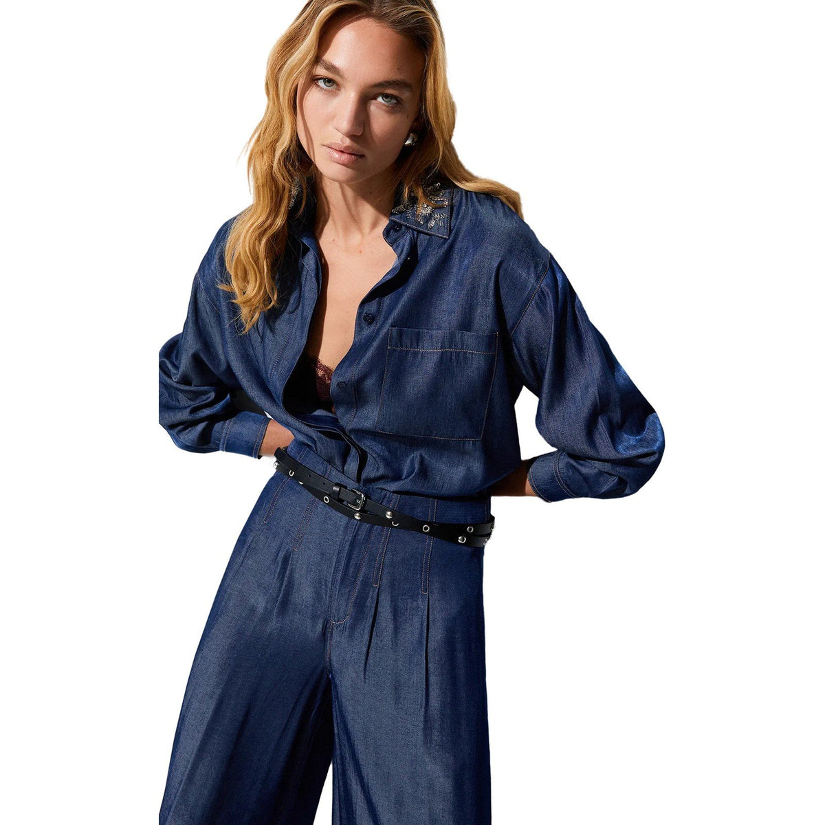 Bluse e camicie Donna Liu Jo - Camicia - Blu-Gianni Foti