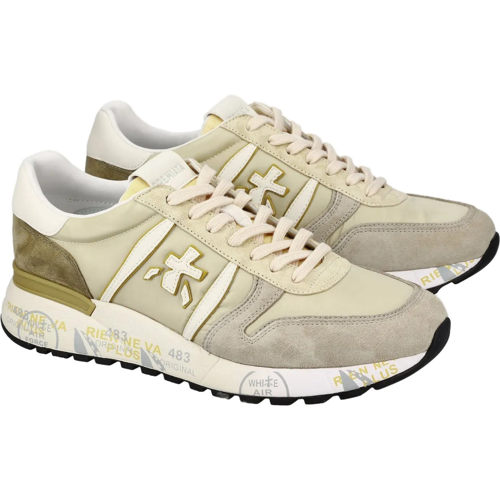 Sneaker Uomo Premiata - Lander - Beige-Gianni Foti