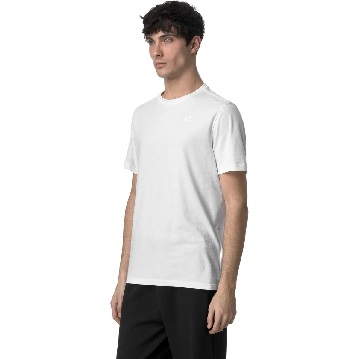T-shirt Uomo K-Way - Odom Jersey - Bianco-Gianni Foti