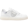 Sneaker Donna Pinko - Sneaker Calf Leather/Mirror - Bianco