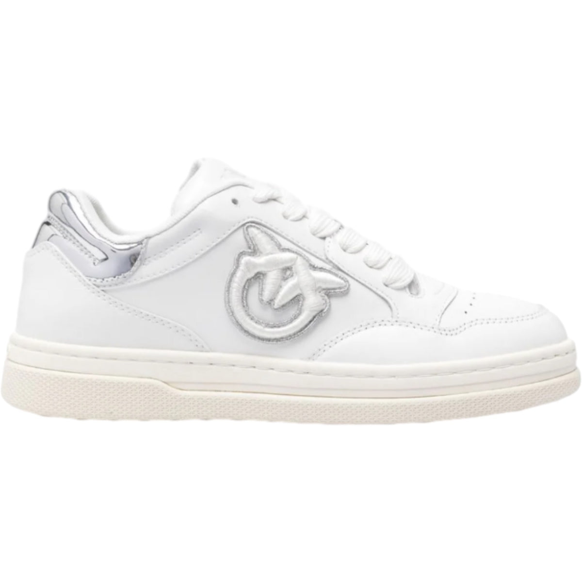 Sneaker Donna Pinko - Sneaker Calf Leather/Mirror - Bianco
