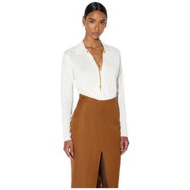 Body Donna Elisabetta Franchi - Body tricot BK03S66E2 - Avorio