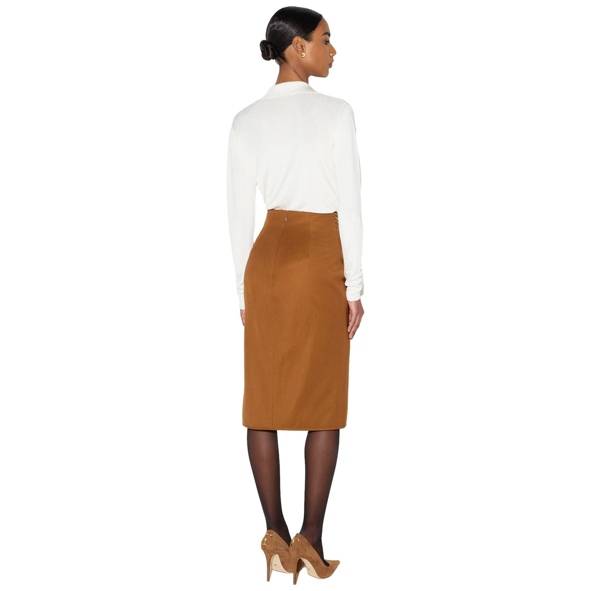 Body Donna Elisabetta Franchi - Body tricot BK03S66E2 - Avorio