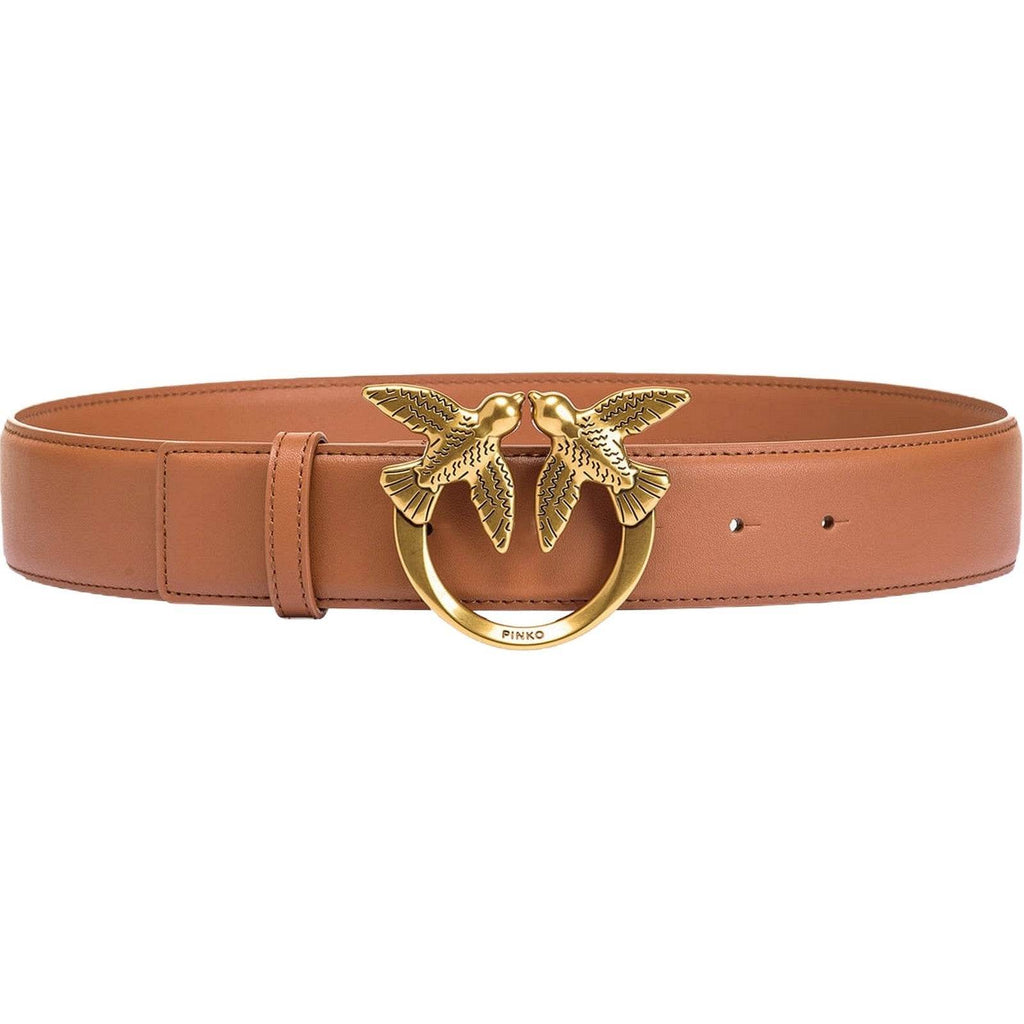 Cinture Donna Pinko - Love Berry H4 Belt Vitello Set - Marrone