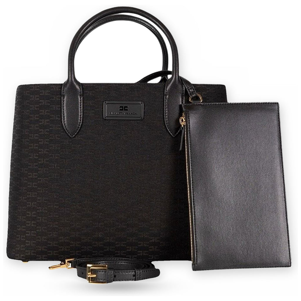 Borse Tote Donna Elisabetta Franchi - Borsa BS01A66E2 - Nero