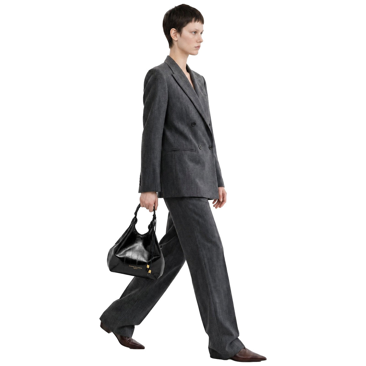 Borse a spalla Donna Gianni Chiarini - Dua 12678 - Nero