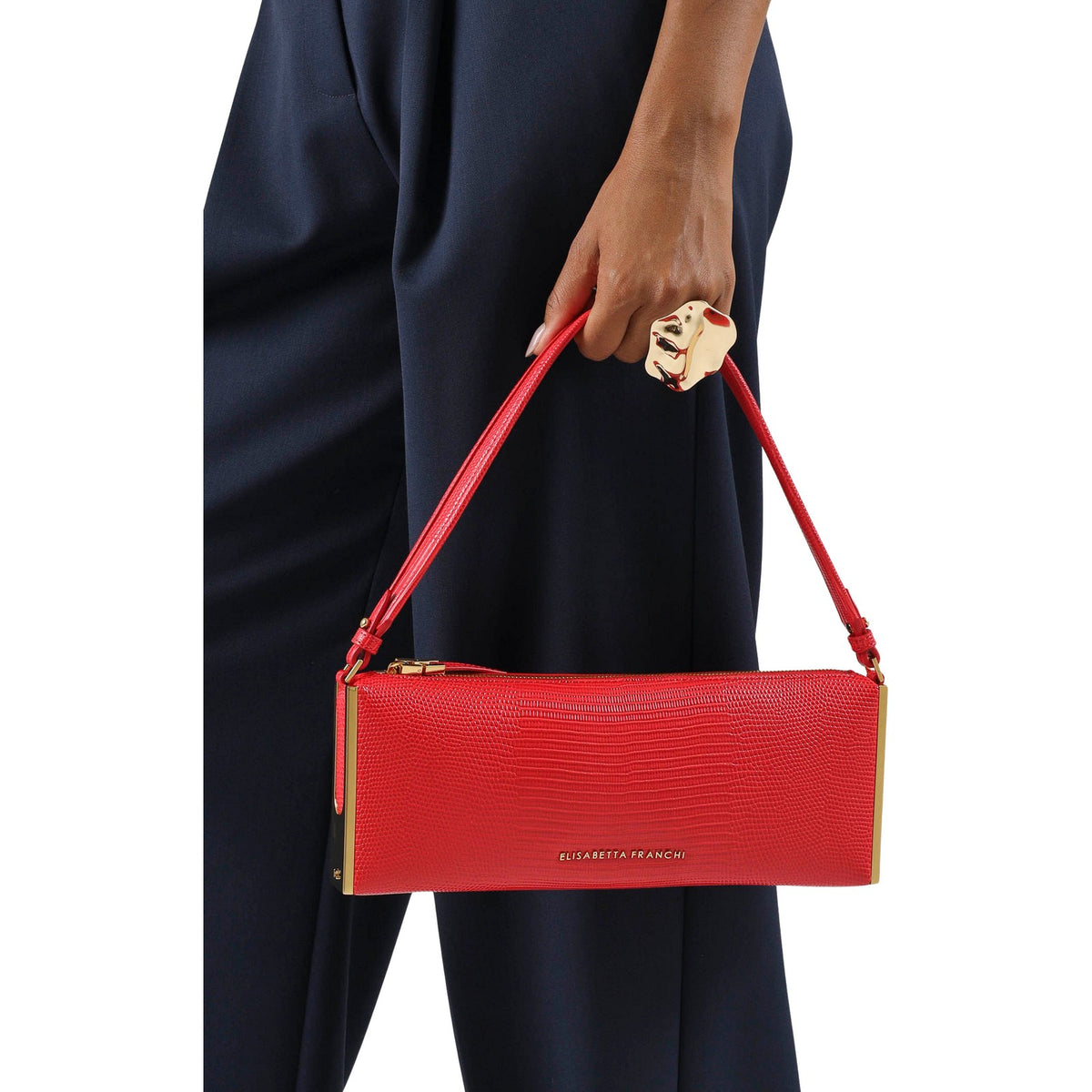 Borse a spalla Donna Elisabetta Franchi - Borsa BS15A66E2 - Rosso