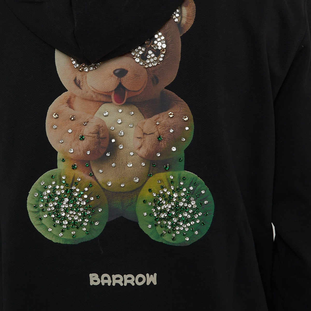 Felpe con cappuccio Unisex Barrow - Jewel Edition Hoodie Unisex F6BWUAHS045 - Nero