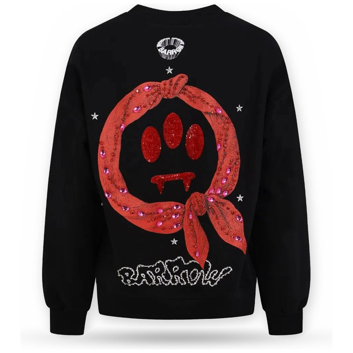 Felpe senza cappuccio Unisex Barrow - Jewel Edition Sweatshirt Unisex F6BWUASW055 - Nero