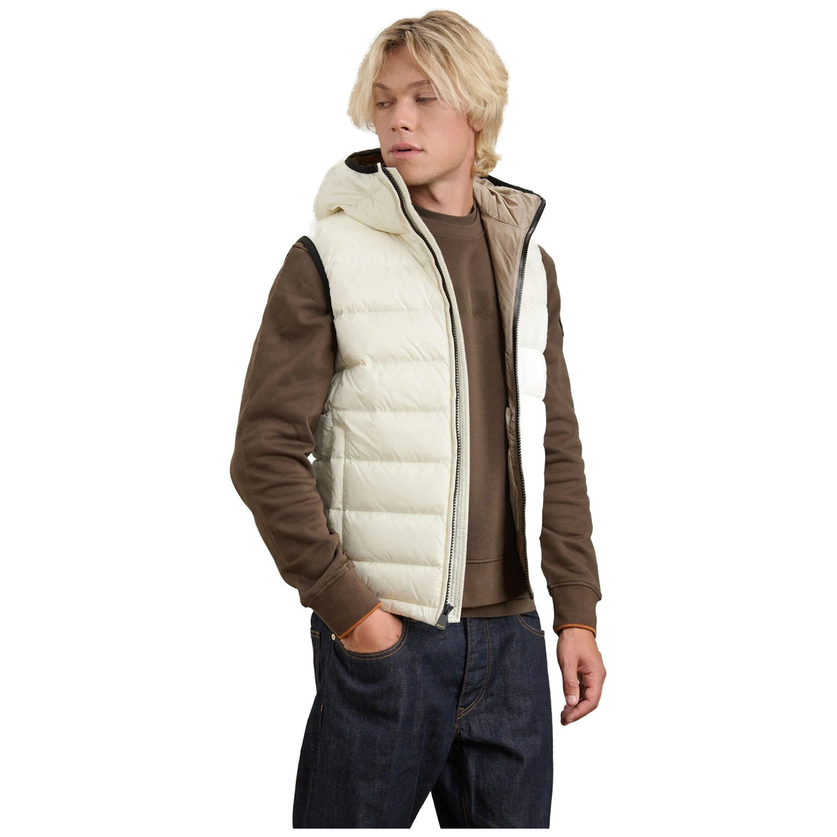 Gilet Uomo Blauer - Arden - Bianco Neve