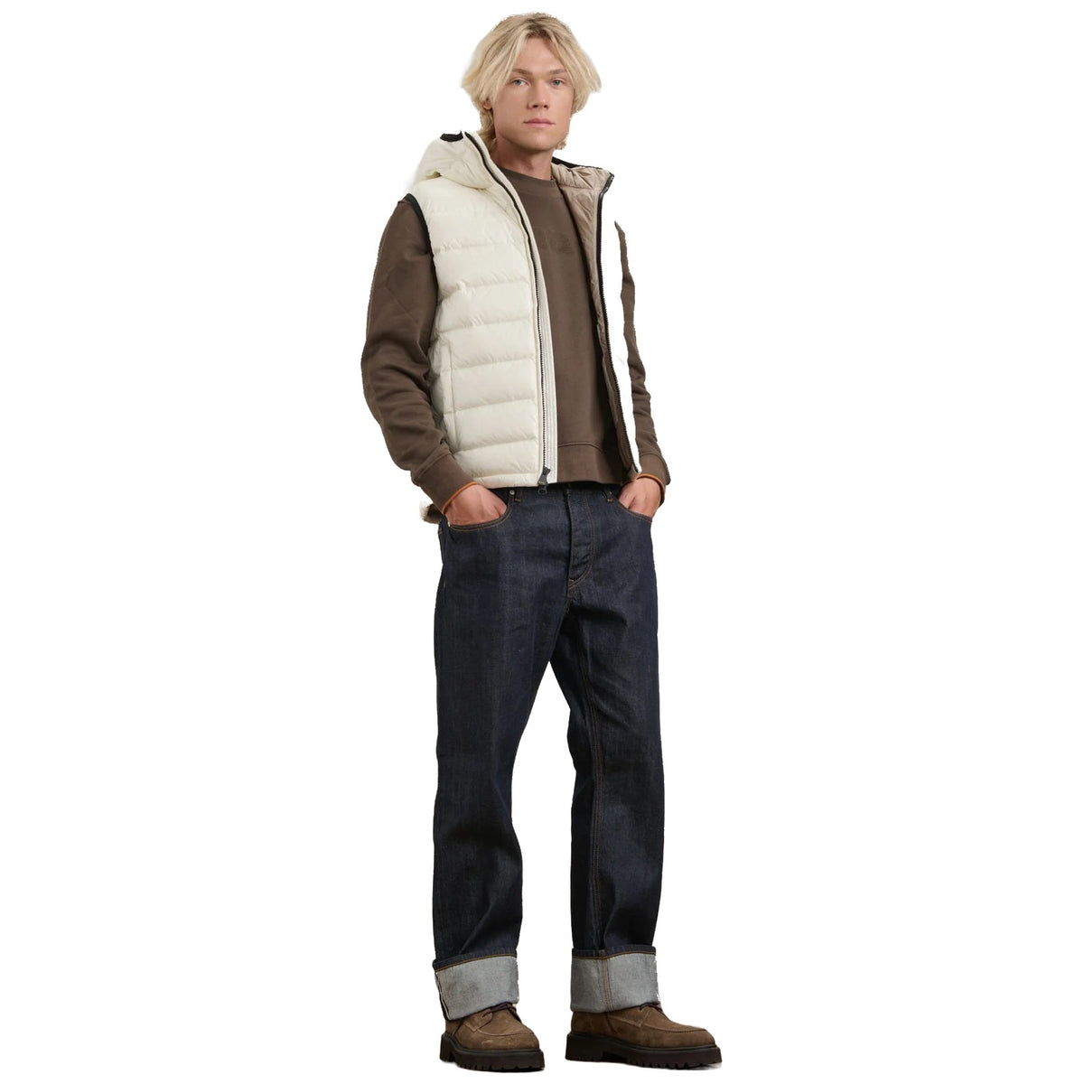 Gilet Uomo Blauer - Arden - Bianco Neve