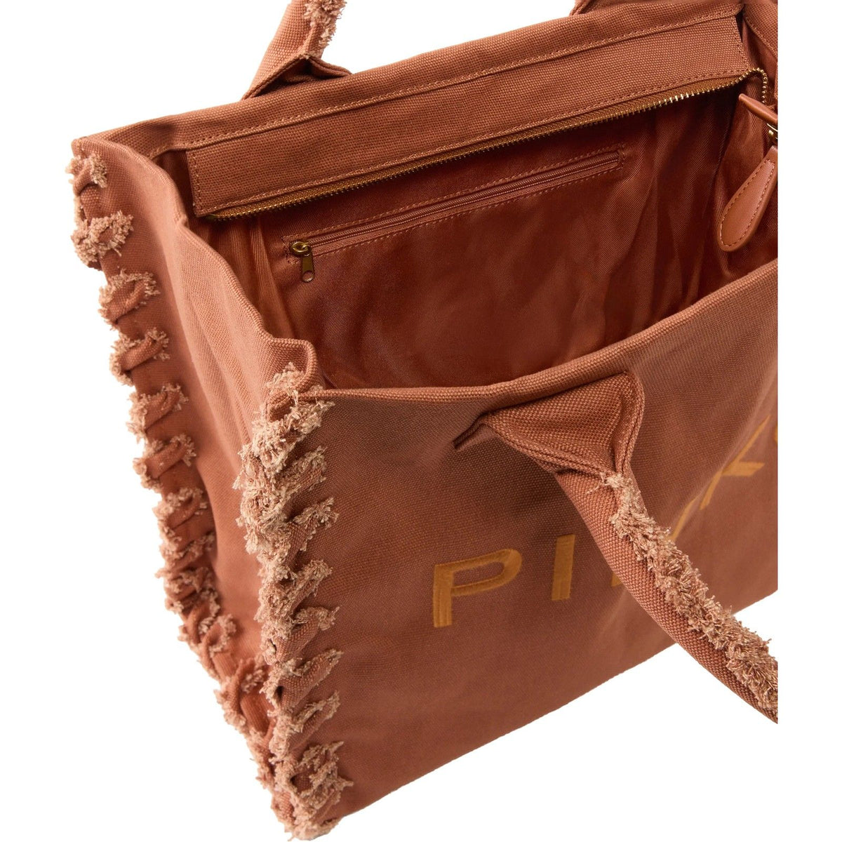 Borse a spalla Donna Pinko - Beach Shopper Canvas - Beige