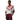 Bluse Donna Pinko - Betsy Blusa Twill Stampa Foula - Bordeaux