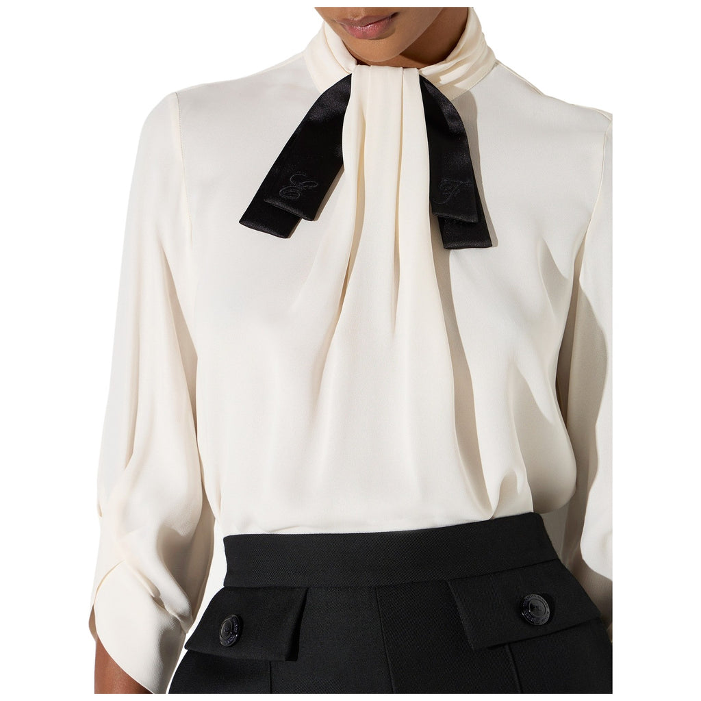 Camicie Donna Elisabetta Franchi - Camicia CA17866E2 - Avorio