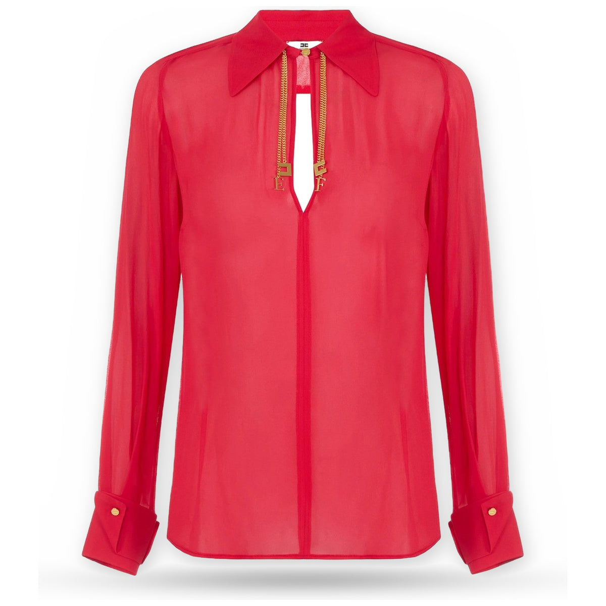 Camicie Donna Elisabetta Franchi - Camicia CA19466E2 - Rosso