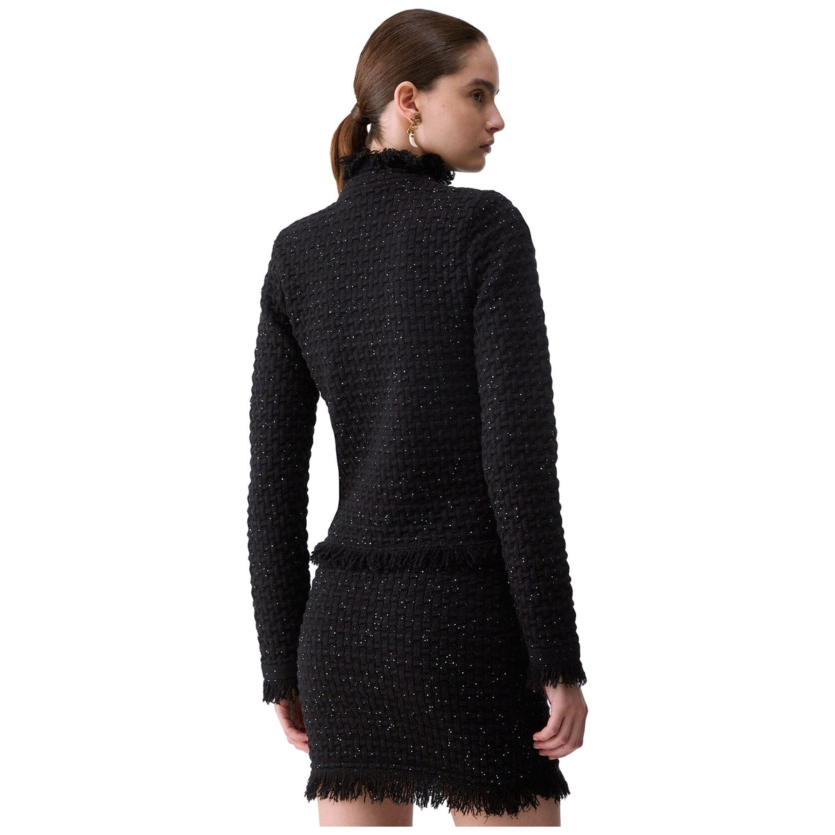 Giacche Donna Liu Jo - Ecs Giacca Maglia M/L Fitted - Nero