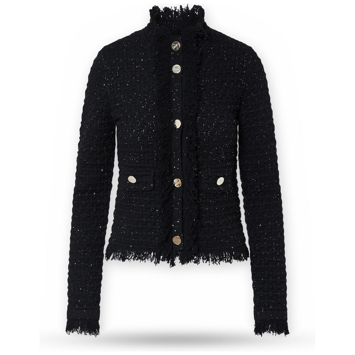 Giacche Donna Liu Jo - Ecs Giacca Maglia M/L Fitted - Nero
