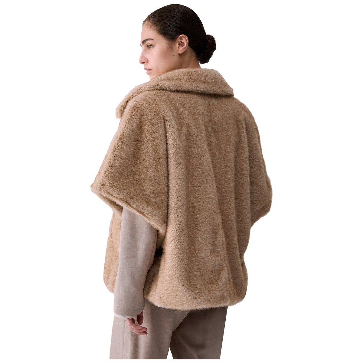 Giacconi Donna Liu Jo - Cappa In Ecopelo Sintetico - Beige