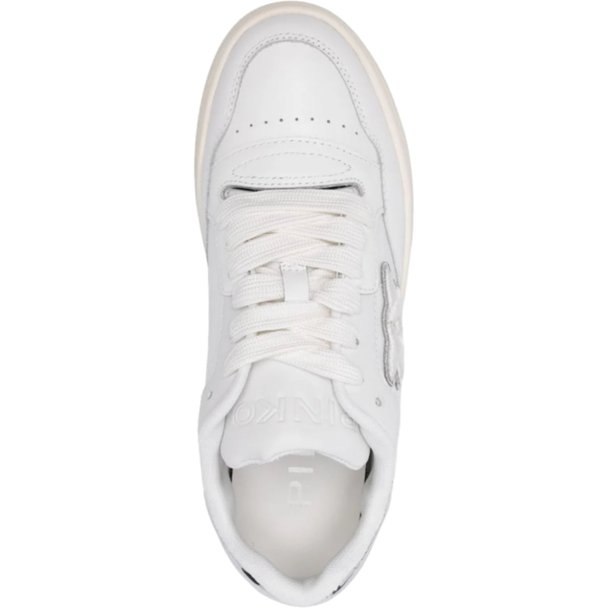 Sneaker Donna Pinko - Sneaker Calf Leather/Mirror - Bianco