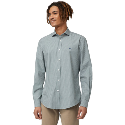 Camicie casual Uomo Harmont & Blaine - Camicia In Cotone - Verde