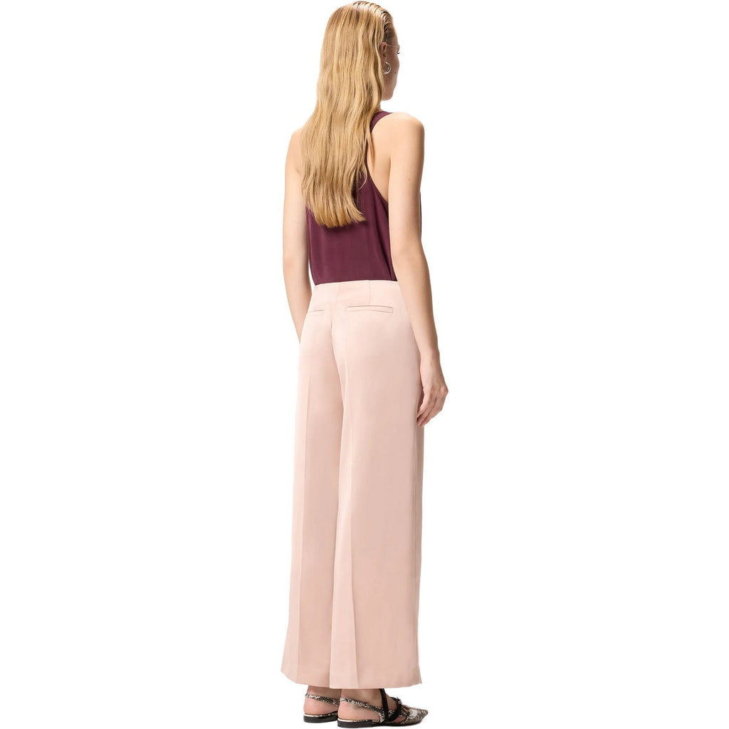 Pantaloni Donna Pinko - Limoncello Pantalone Satin - Rosa