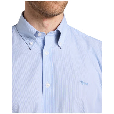 Camicie casual Uomo Harmont & Blaine - Camicia Microriga Tinto Filo CRR074013435B - Azzurro