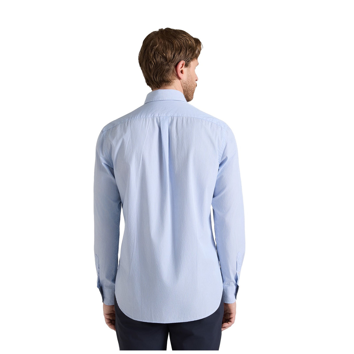 Camicie casual Uomo Harmont & Blaine - Camicia Microriga Tinto Filo CRR074013435B - Azzurro