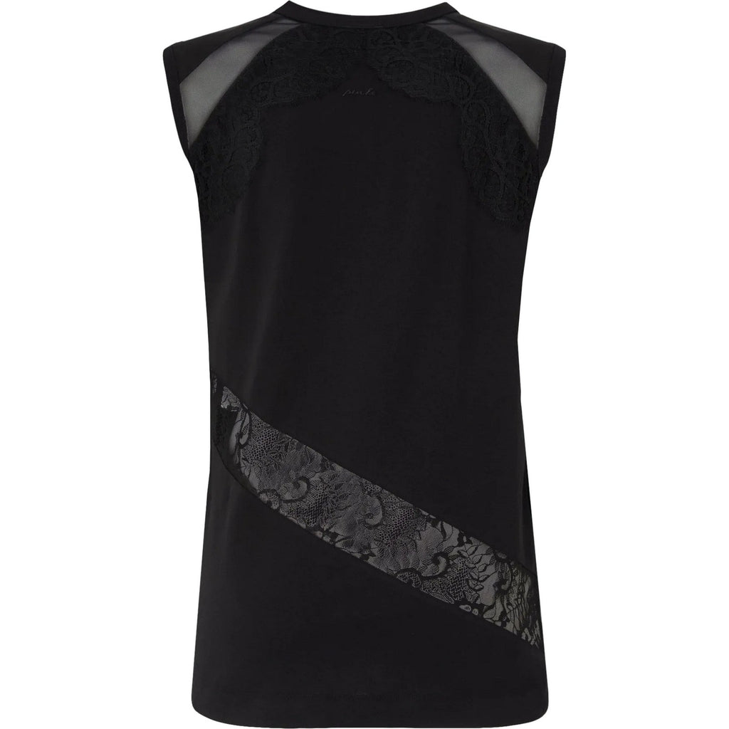 Maglie Donna Pinko - Molly Maglia Jersey Cotone Con - Nero