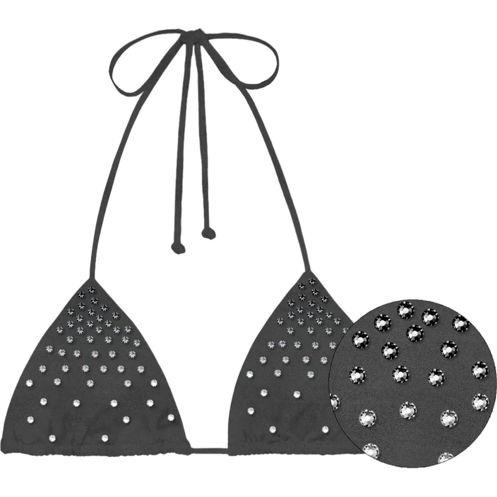 Reggiseni Donna Mc2 Saint Barth - Woman Thin Triangol Top - Grigio Scuro