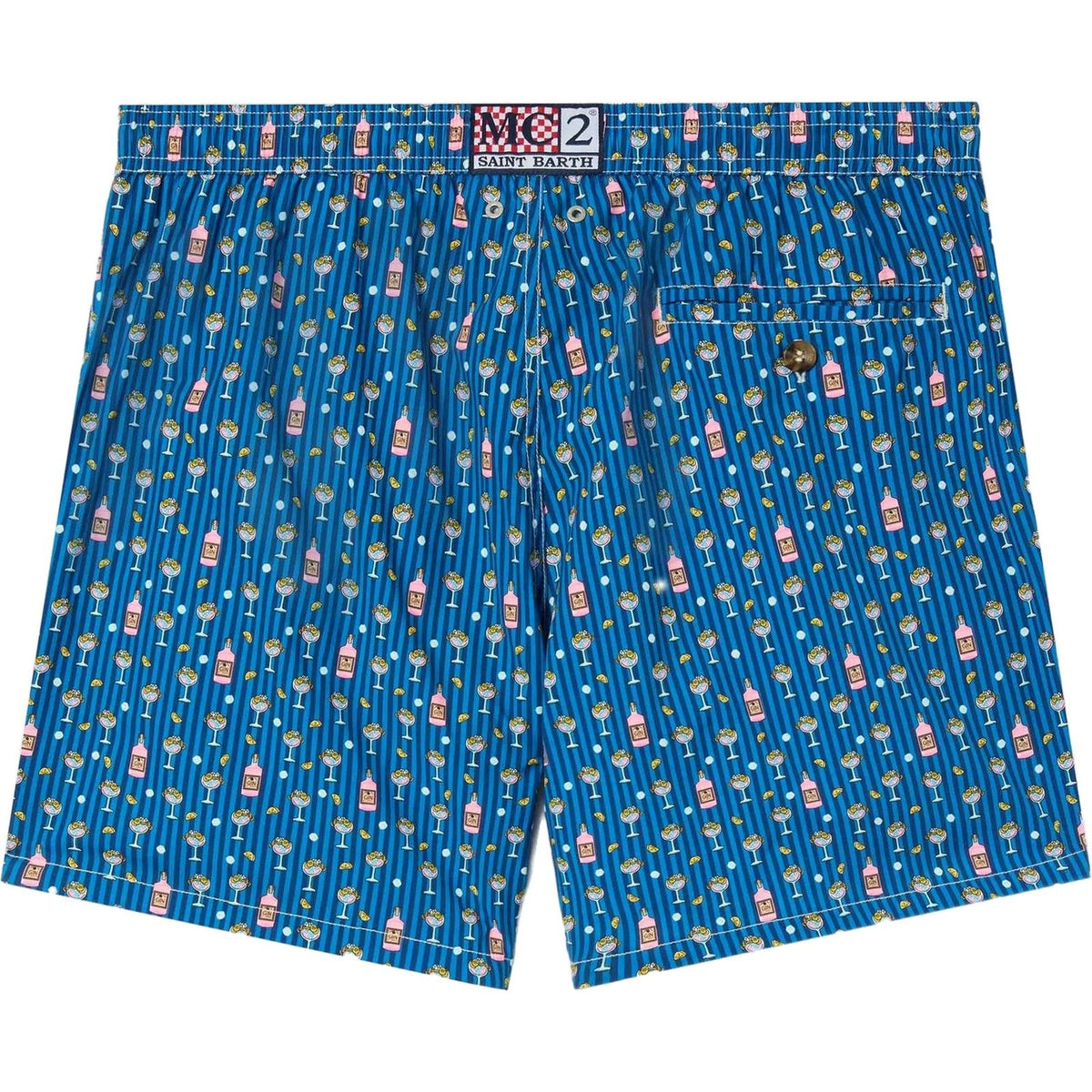 Pantaloncini e calzoncini Uomo Mc2 Saint Barth - Ultralight Stretch Swim Short - Azzurro