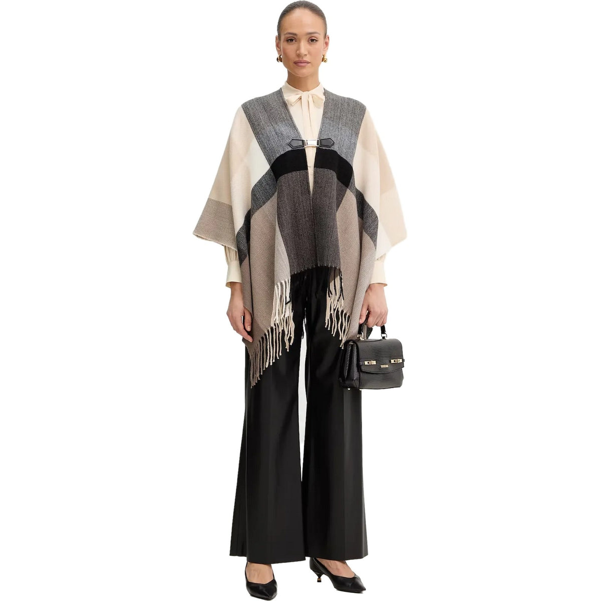 Bluse e camicie Donna Twinset - Camicia M/L Con Pizzo E Fiocco Staccabile - Beige