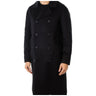 Cappotti Uomo Daniele Alessandrini - Cappotto Doppiopetto DA127K001-WO0149 - Nero