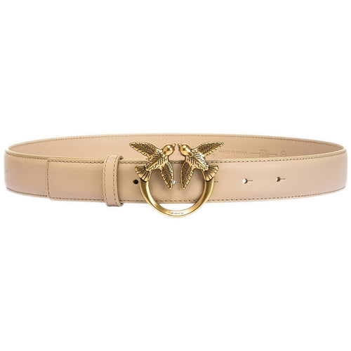 Cinture Donna Pinko - Love Berry H3 Belt Vitello Set - Beige