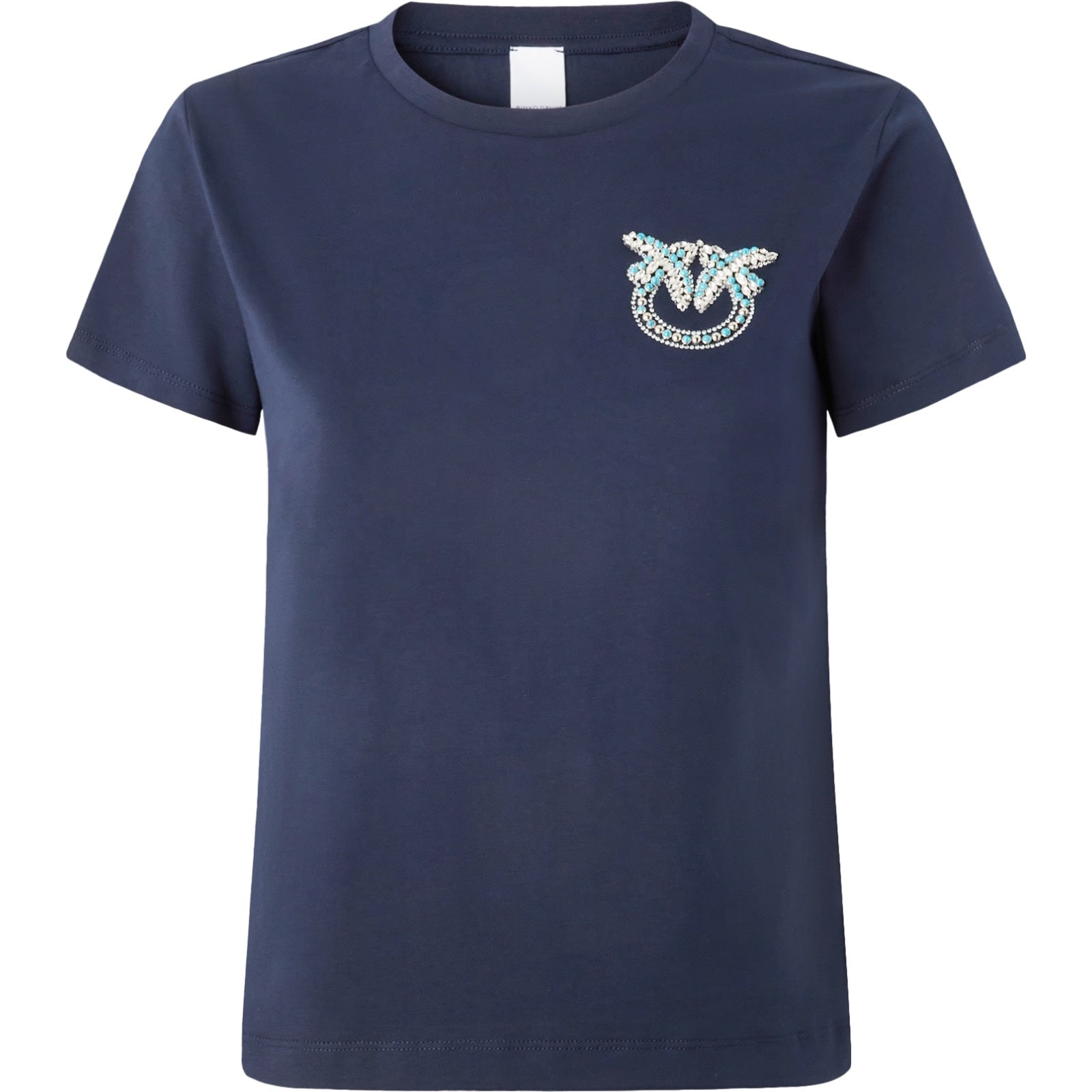 T-shirt Donna Pinko - Nambrone T-Shirt Jersey Logo B - Blu