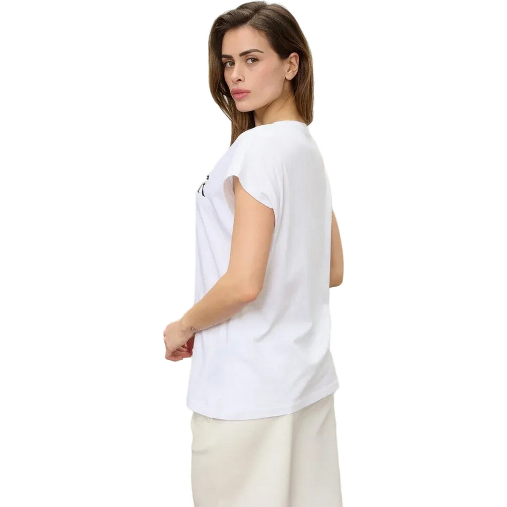 T-shirt Donna Blauer - Mohawk - Bianco-Gianni Foti