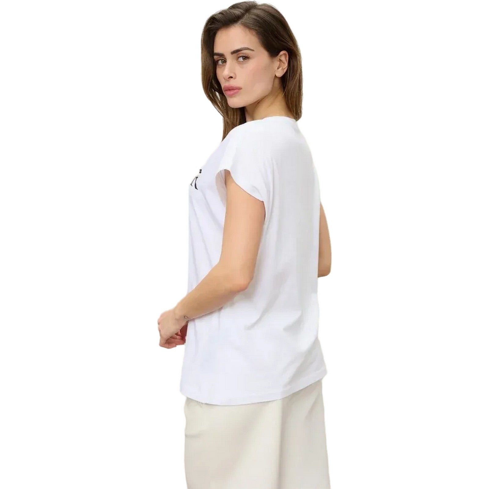 T-shirt Donna Blauer - Mohawk - Bianco