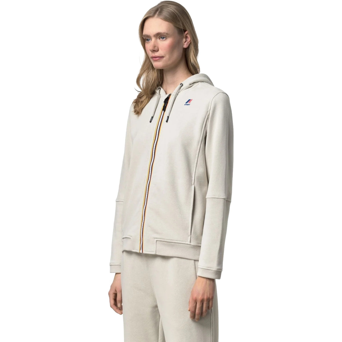 Giacche Uomo K-Way - Prosper Poly Cotton - Beige-Gianni Foti